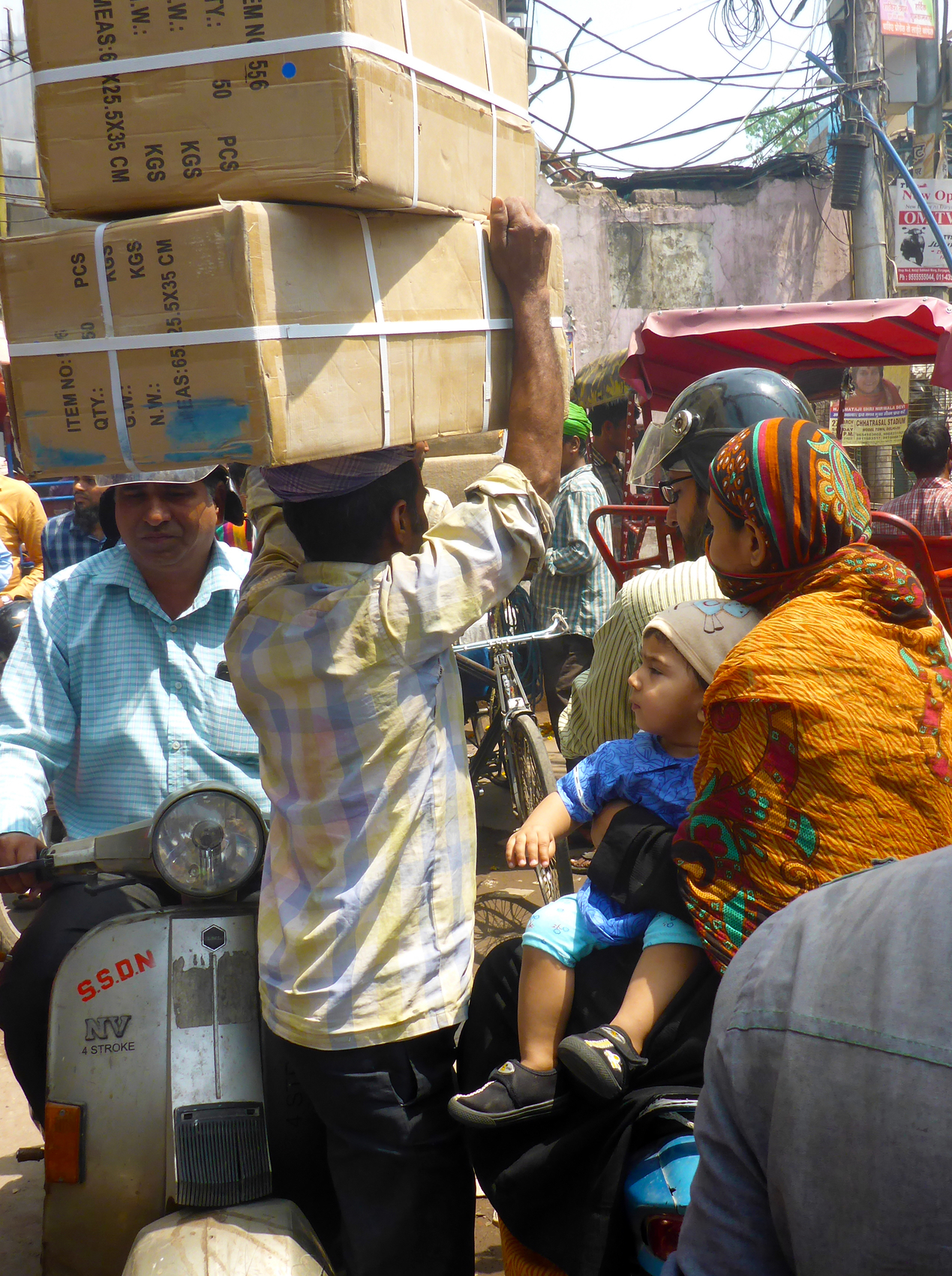 Delhi's Old Crowded Market